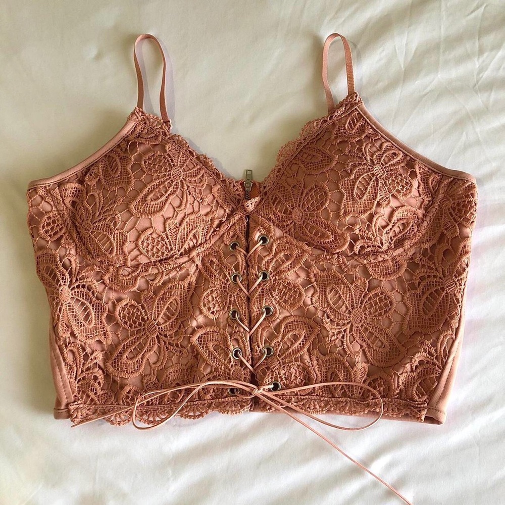 Pink Corset Tanktop